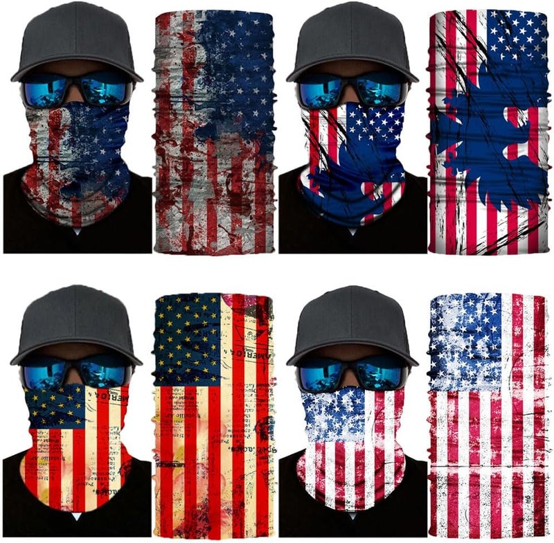 SIDAZON Neck Gaiter Mask,UV Protection Bandana Gator Face Cover Covering Mask,Tube Scarf,Neck Warmer Balaclava,Headband - Image 2